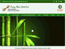 Tablet Screenshot of fengshuiamerica.com